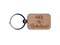 60 & Fabulous Birthday Celebration Engraved Wood Rectangle Keychain Tag Charm